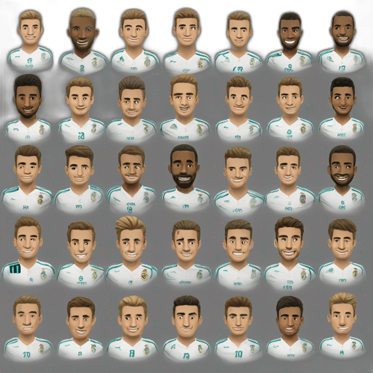 Real Madrid con 14 champions emoji