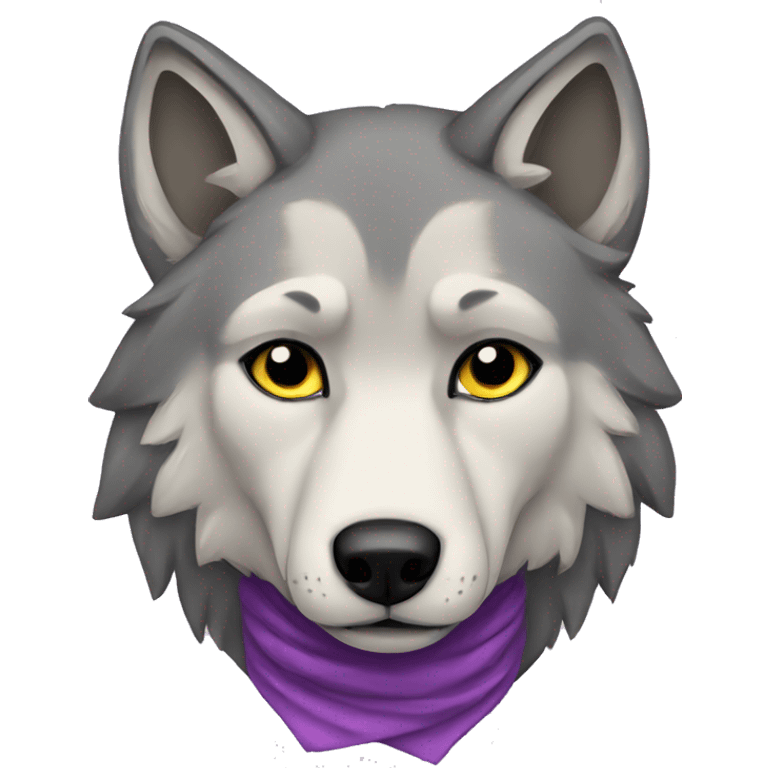 Demisexual Wolf emoji