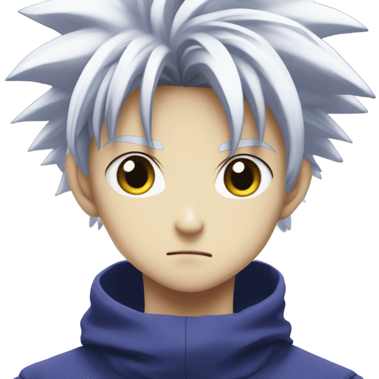 killua hxh hard thinking about trivia question emoji