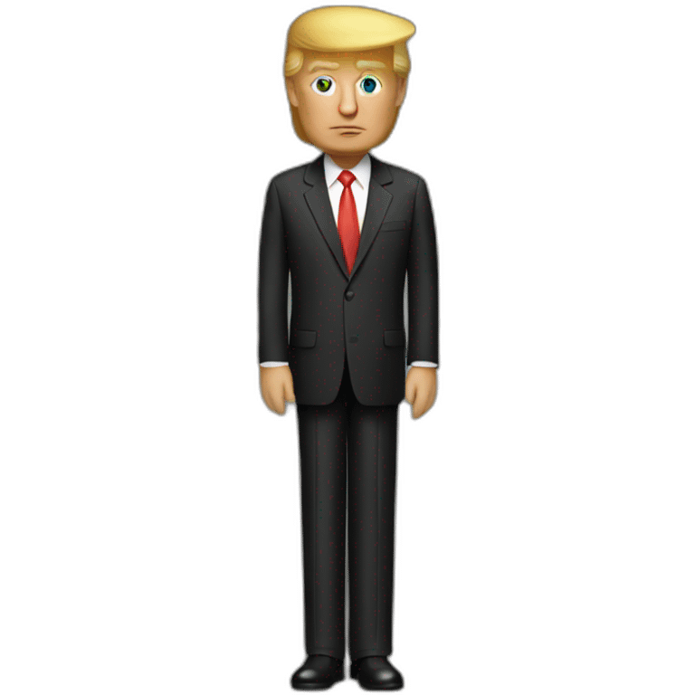 donald trump black emoji