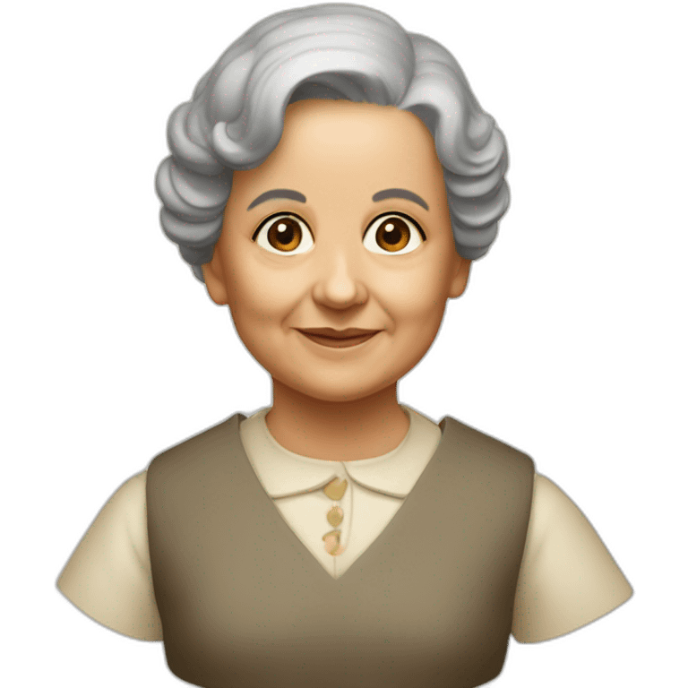 Maria Montessori emoji