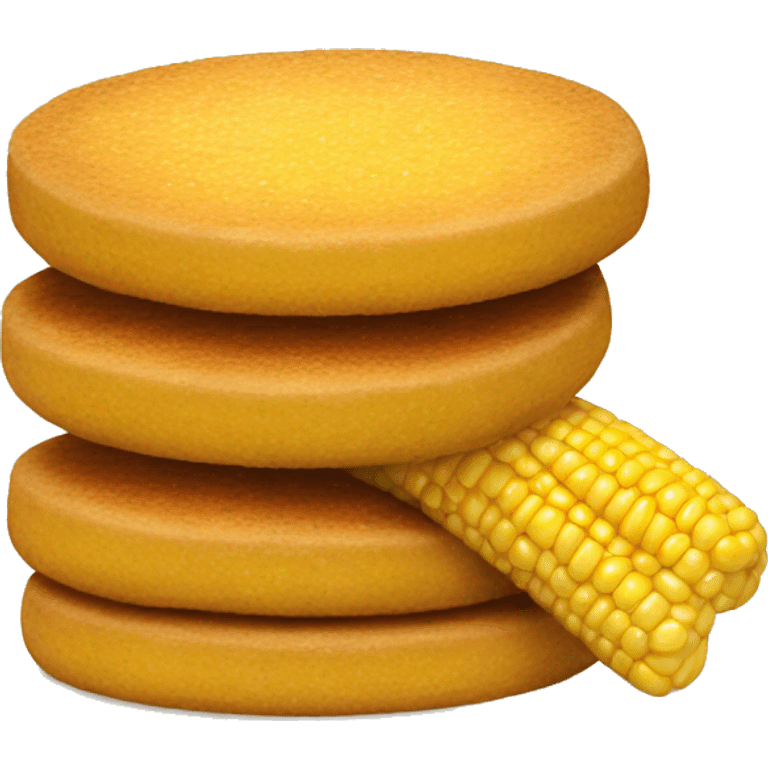 corn meal patties  emoji