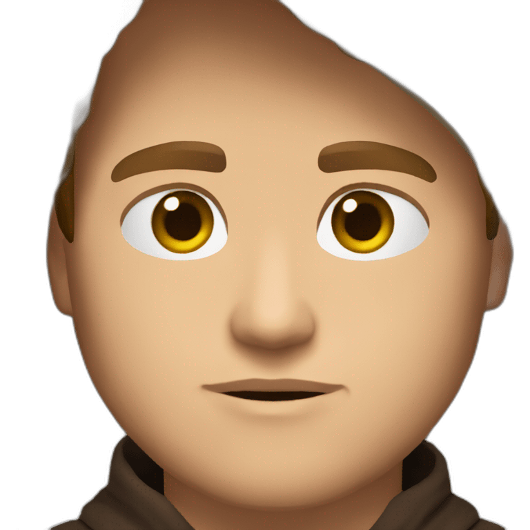 anakin skywalker sith eyes, hood (waist up, front facing) emoji