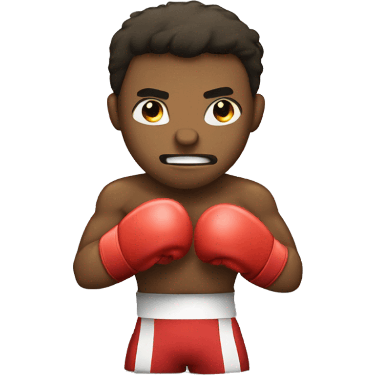 strong male boxer punchingball emoji