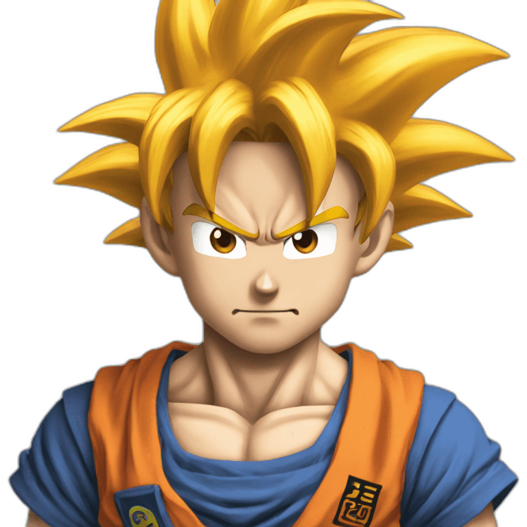 Goku énervée emoji