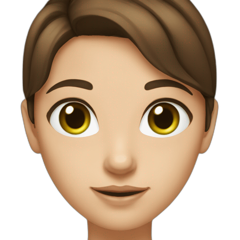 slickbrownhair-greeneyes-girl emoji