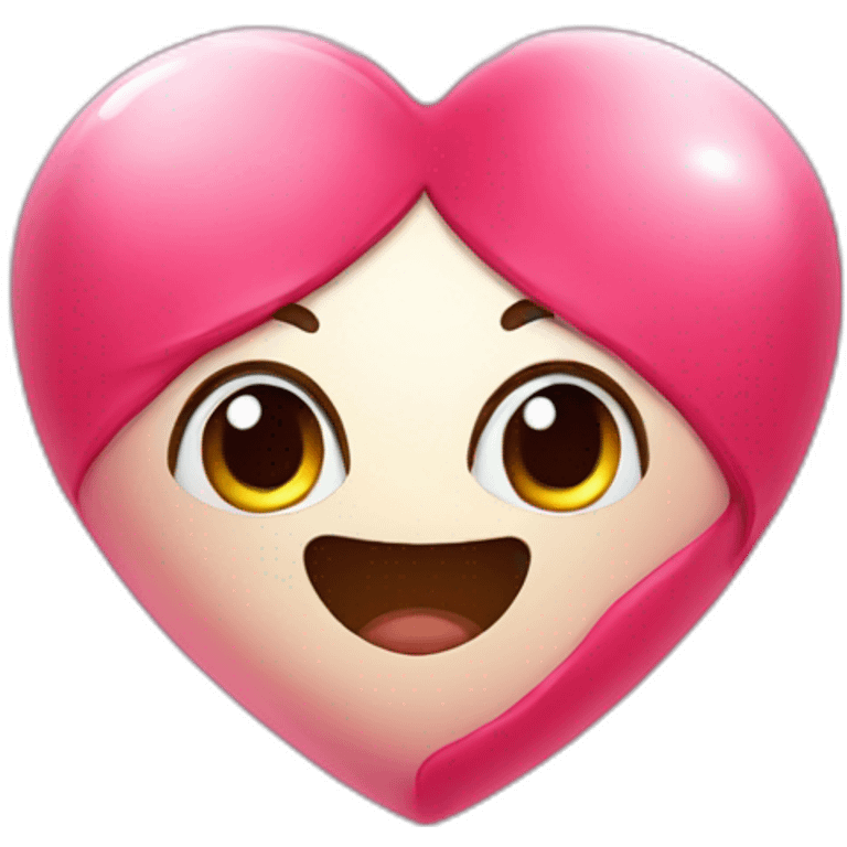 coeur avec mini coeur emoji