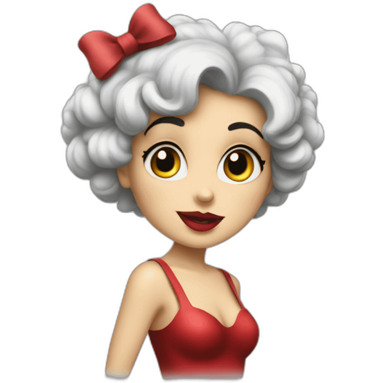 Betty boop emoji