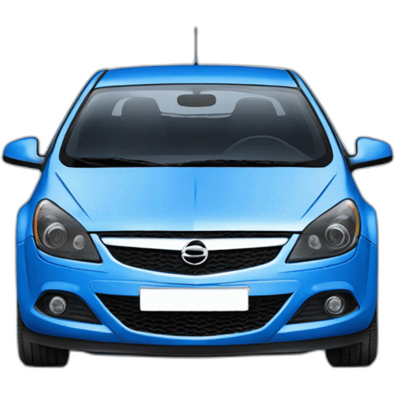 Blue opel astra h gtc emoji