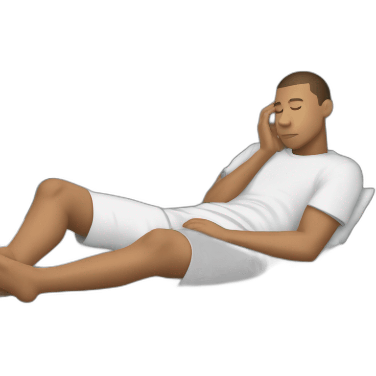 Mbappé en train de dormir emoji