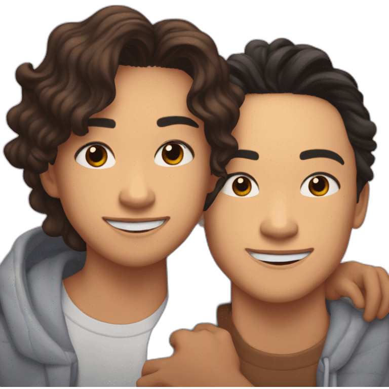 Olivia Rodrigo and Conan Gray emoji