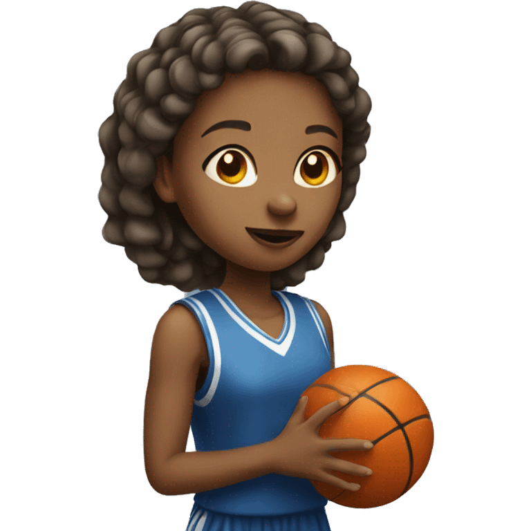 Girl playing basketball  emoji