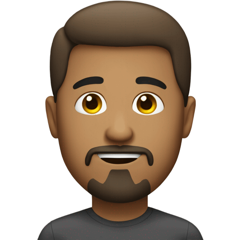 Me with a goatee in the office emoji