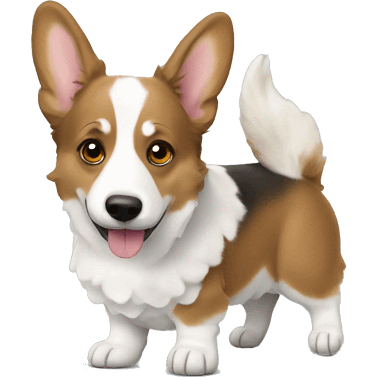 corgi cardigan emoji