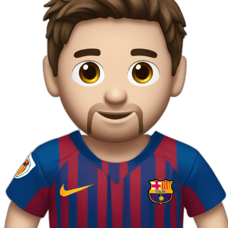 messi mostrando la camiseta emoji