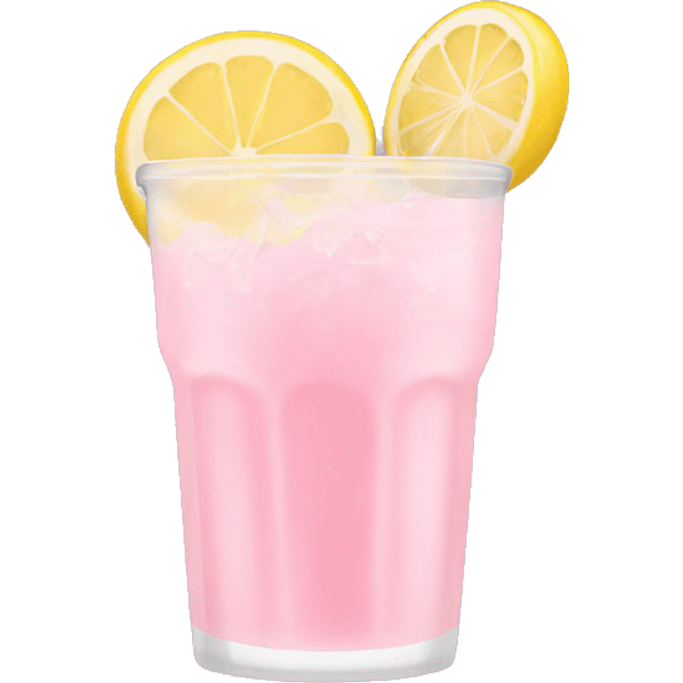 Light pink lemonade emoji