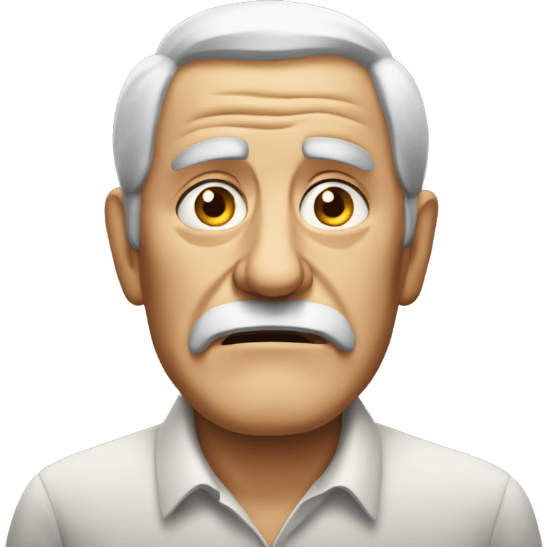 Annoyed old men emoji