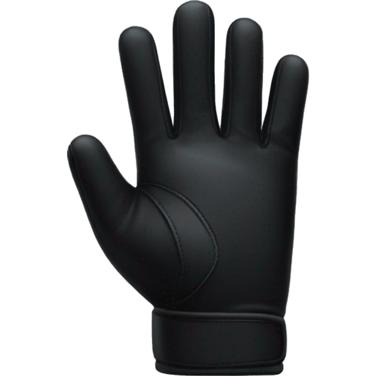 men's black gloves emoji