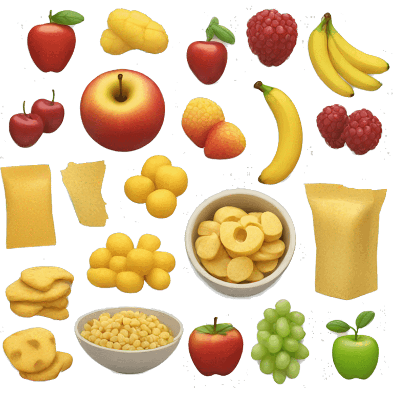 healthy snacks emoji