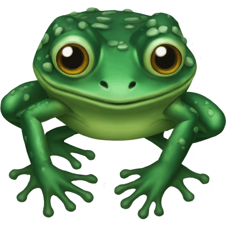 Iron frog emoji