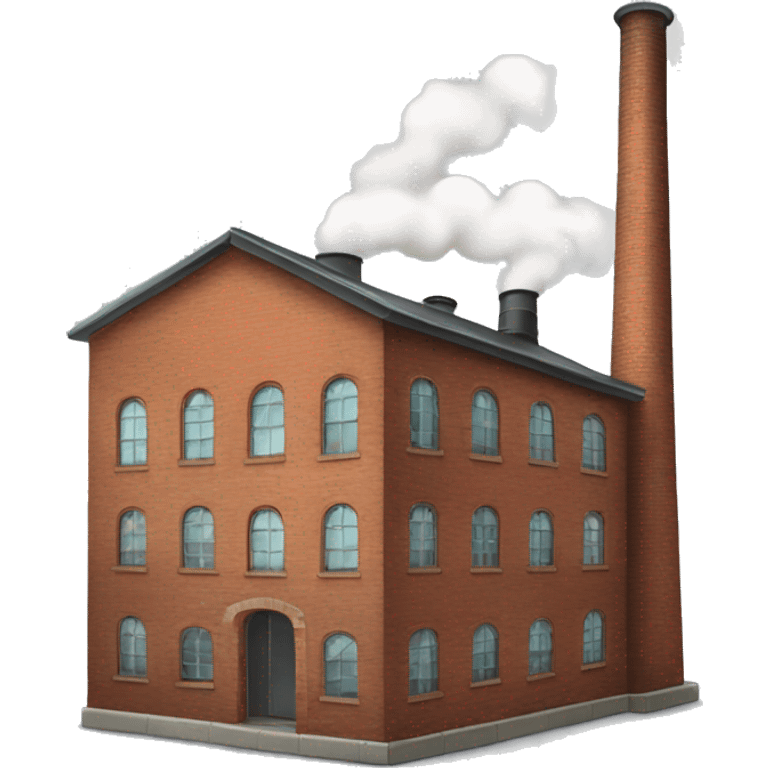 old factory with chimney emoji