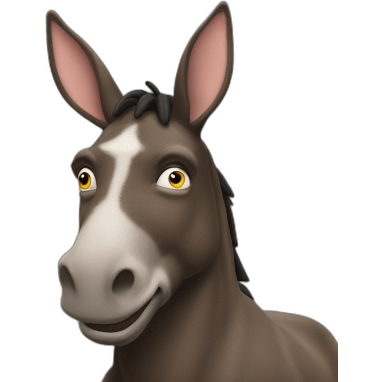 Travis scott mixed with Donkey from shrek emoji