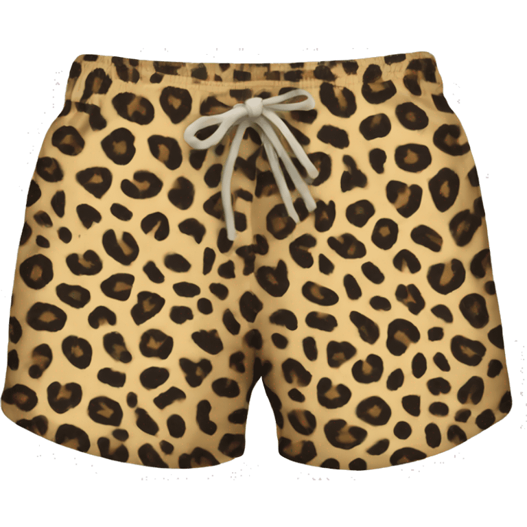 Cheetah Print Short Shorts  emoji