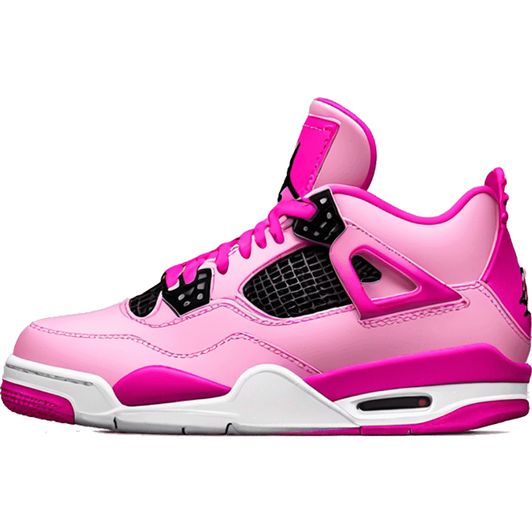 Pink Jordan 4s emoji