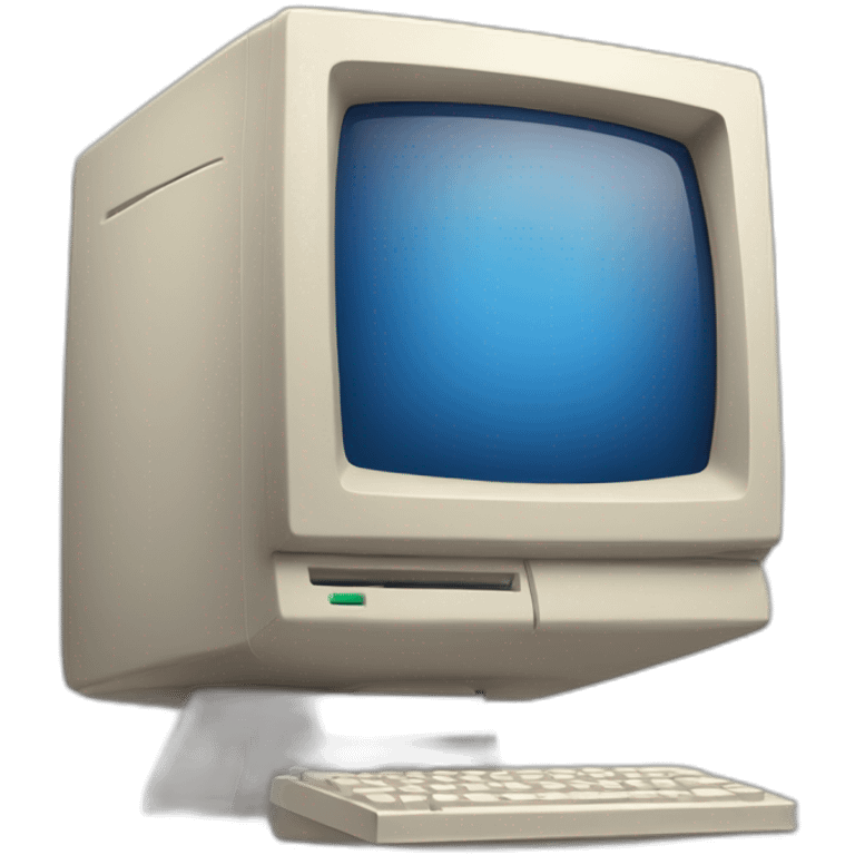 Apple Macintosh 128k hello monitor emoji