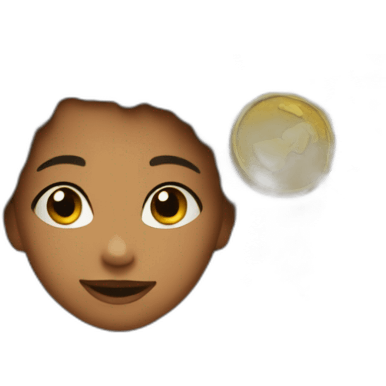 girl in the bunch of coins emoji