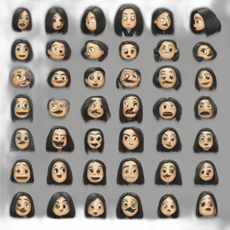 Mercredi addams emoji