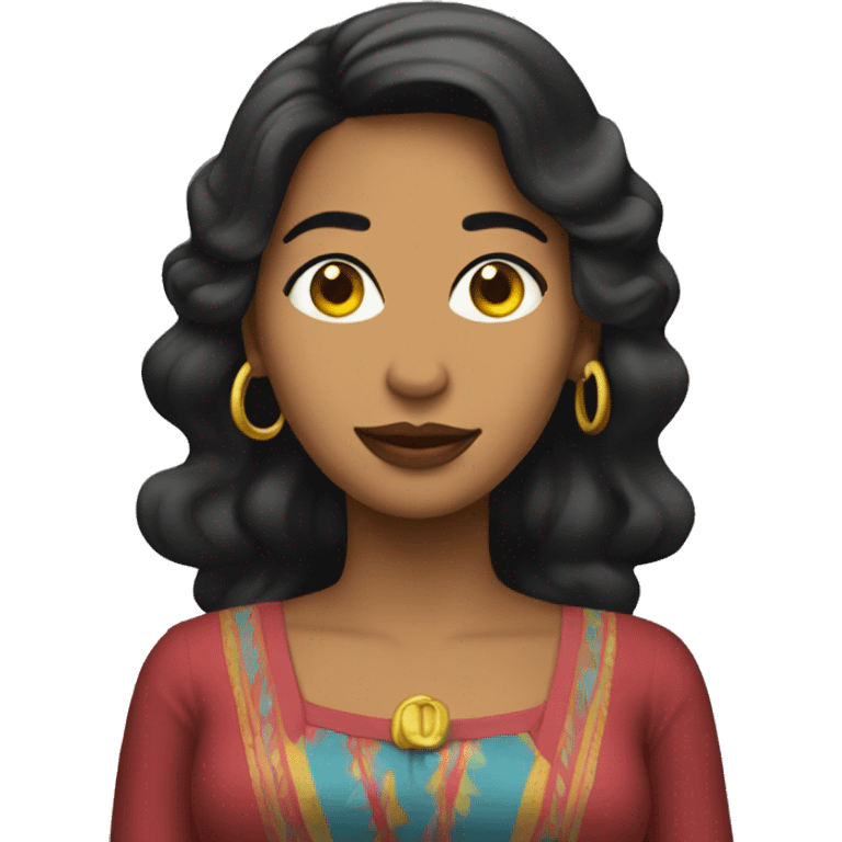 mujer colombiana emoji