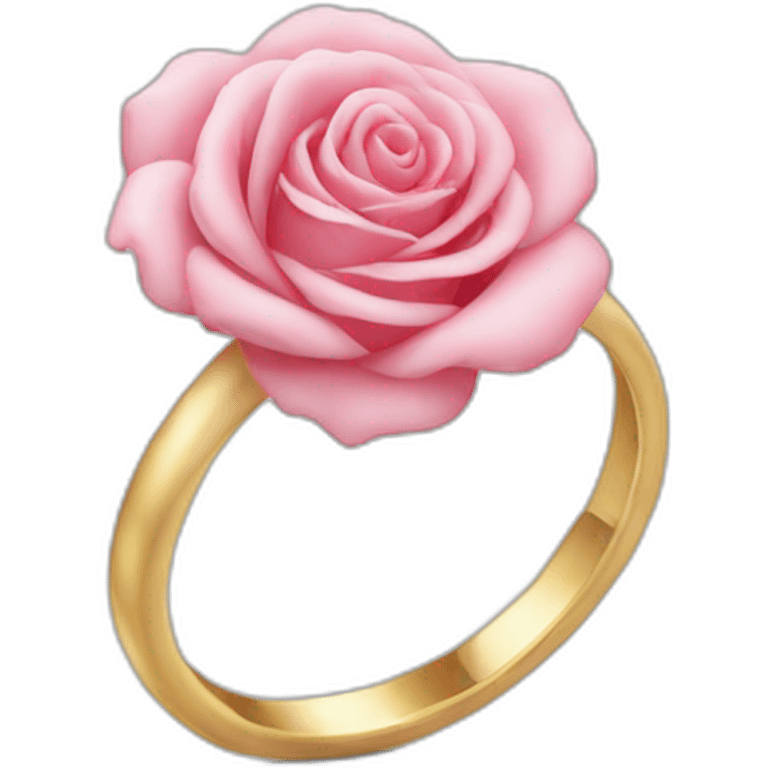 bague rose emoji