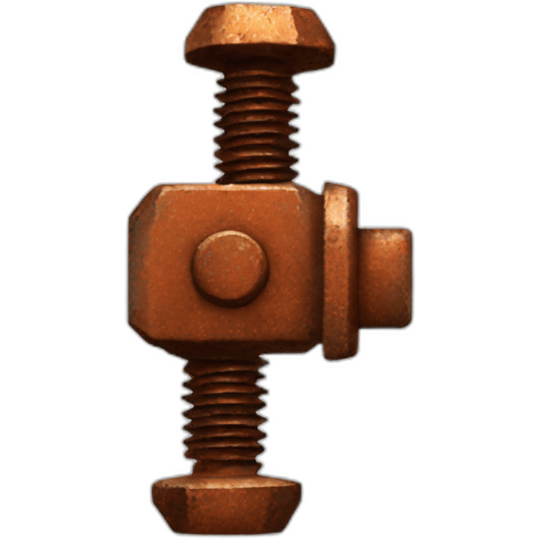 Rusty bolt emoji