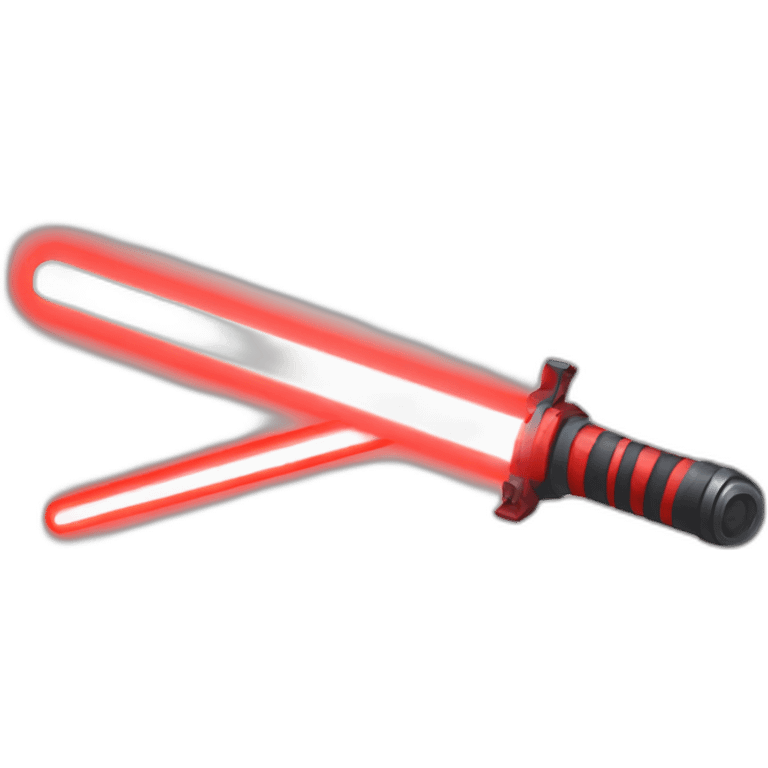 lightsaber red emoji