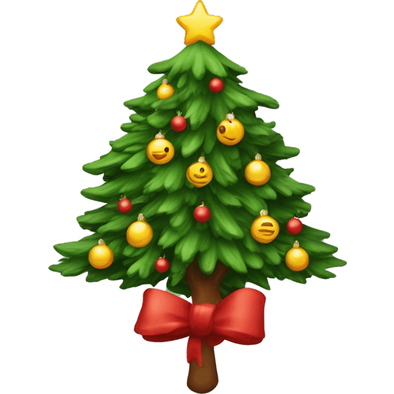 🎄 turn this emoji to a red chirstmas tree emoji