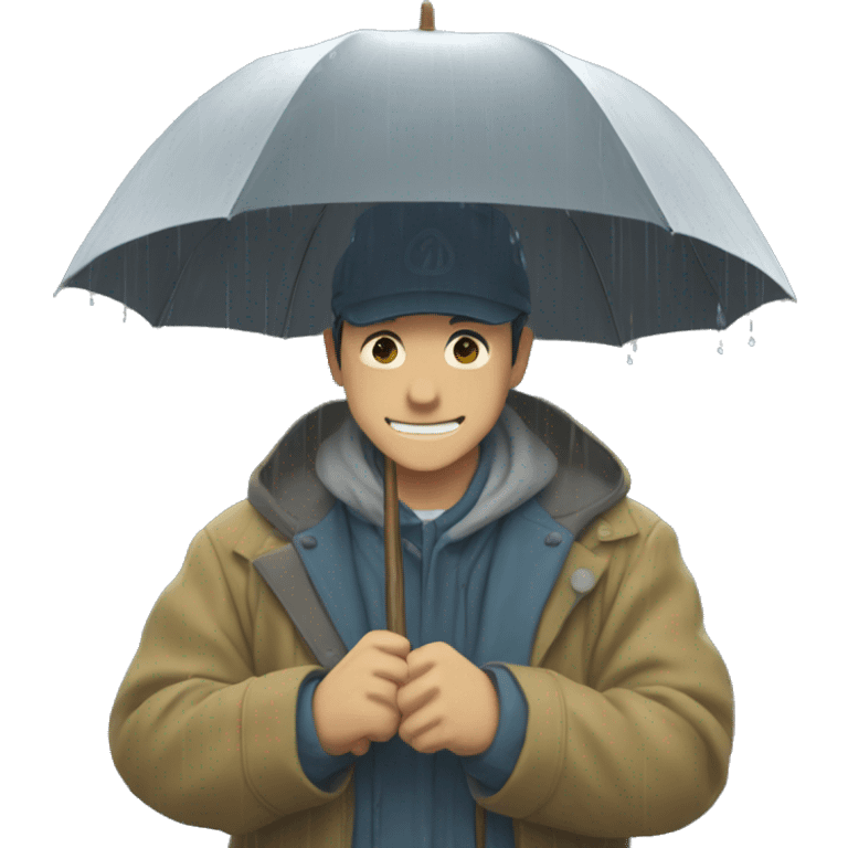 ghibli studio rain emoji