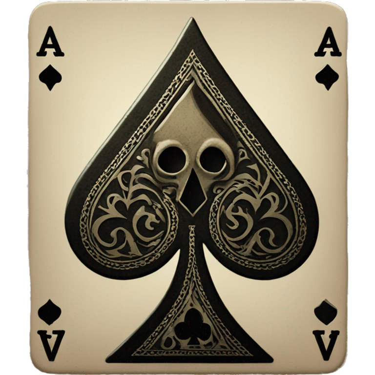 ace of spades card emoji