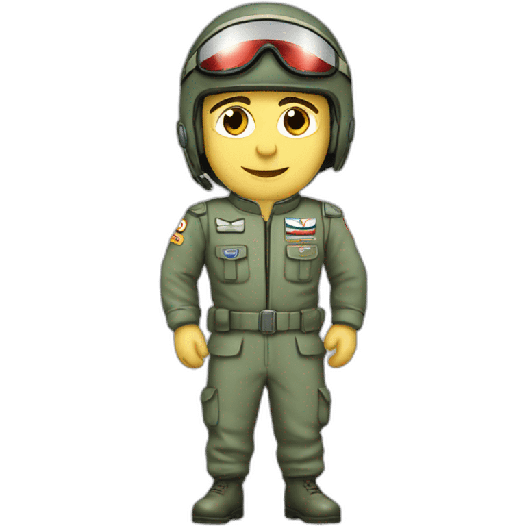 Soldat pilotes de formule emoji