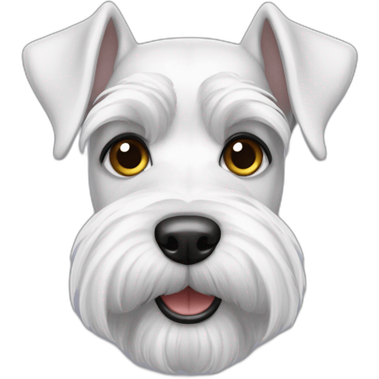 White Schnauzer emoji