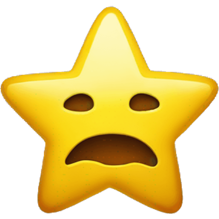 bleeding yellow shining smile star emoji