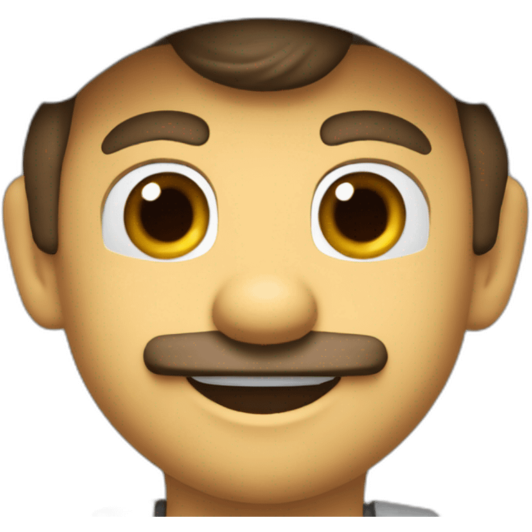 Mario pilote un avion emoji