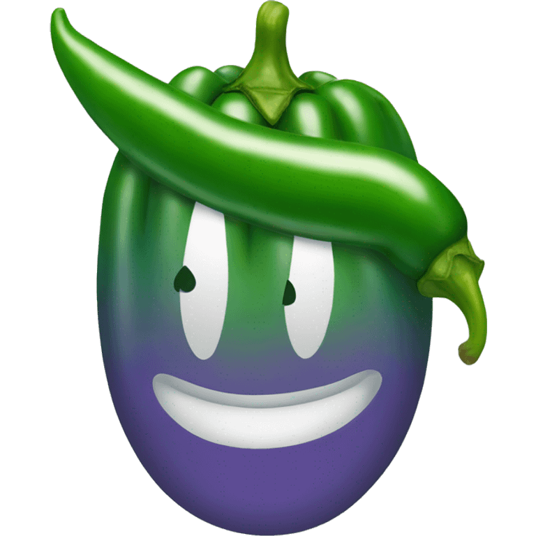 Green chilli emoji