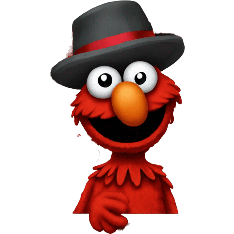 Gangster Elmo emoji