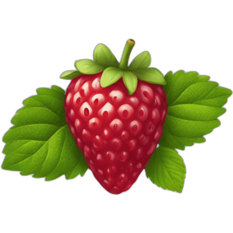 Une fraise des framboise des mirtille emoji