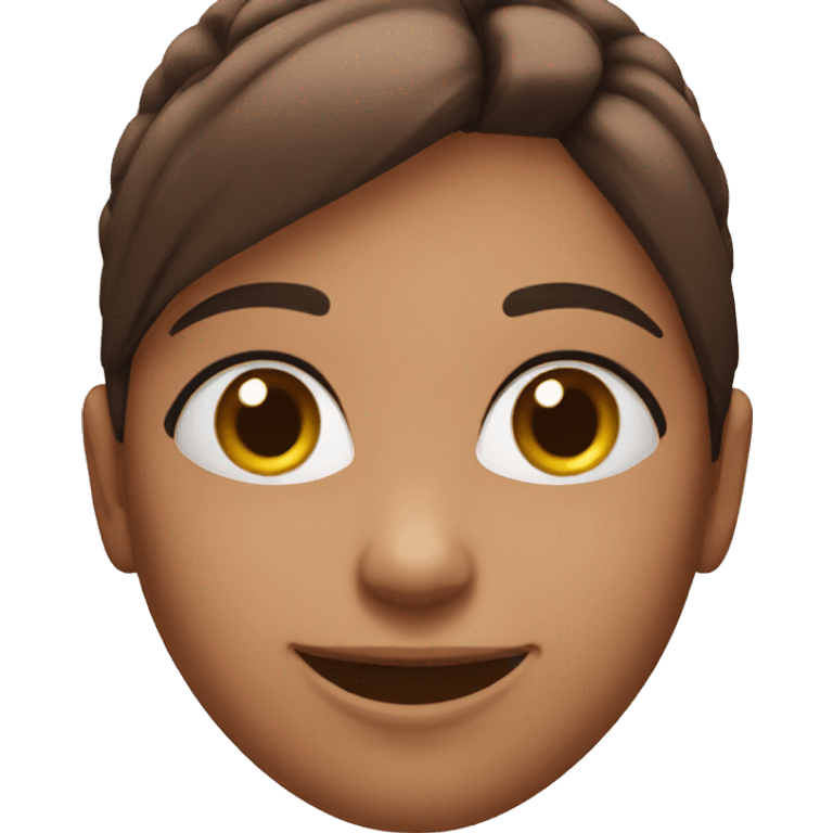 Smiling face girl emoji