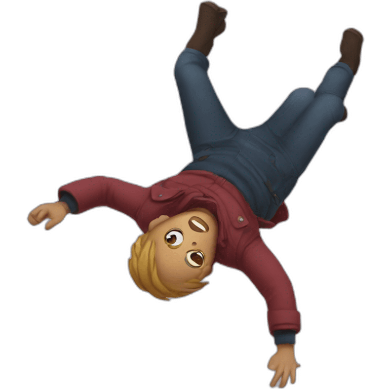 Person fall emoji