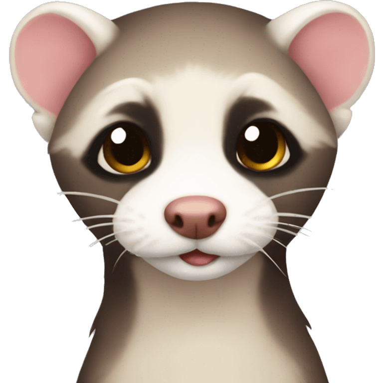 A cute ferret emoji