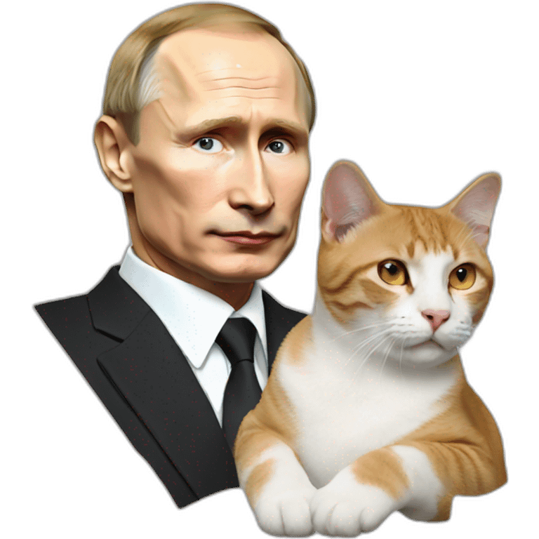 Putin with cat emoji