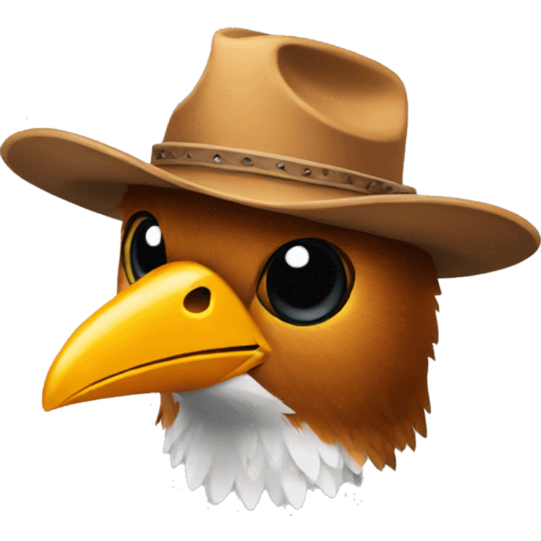 bird with cowboy hat emoji